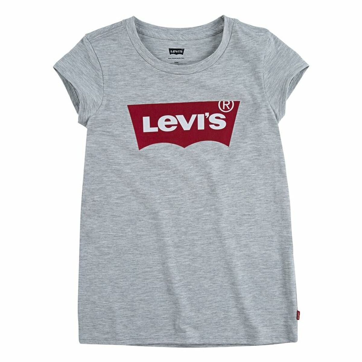 Child's Short Sleeve T-Shirt Levi's Batwing Light grey 12 Years